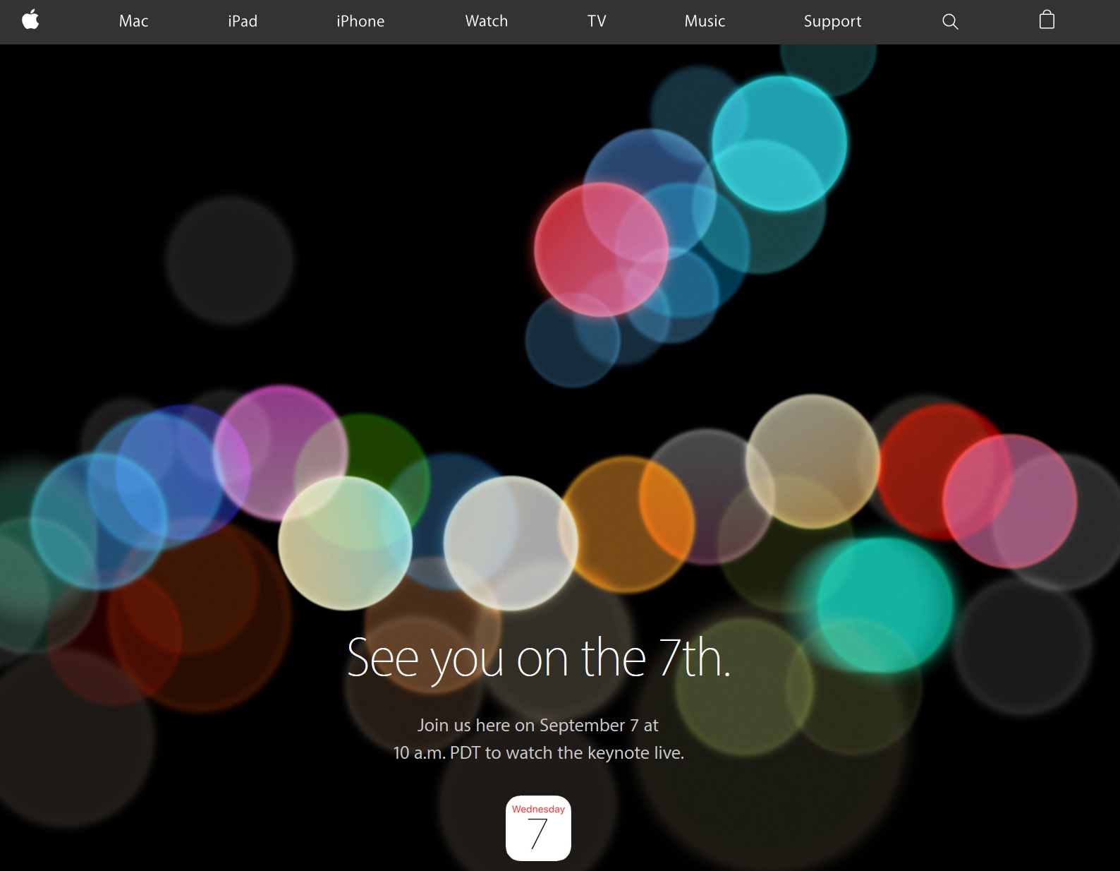 遂に来た！アップルが9月7日にiPhone 7を発表へ