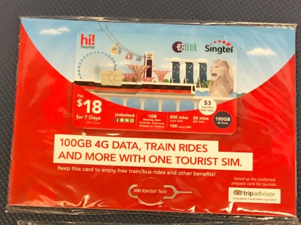 シンガポールで現地SIMカード「Singtel」を購入してみた！